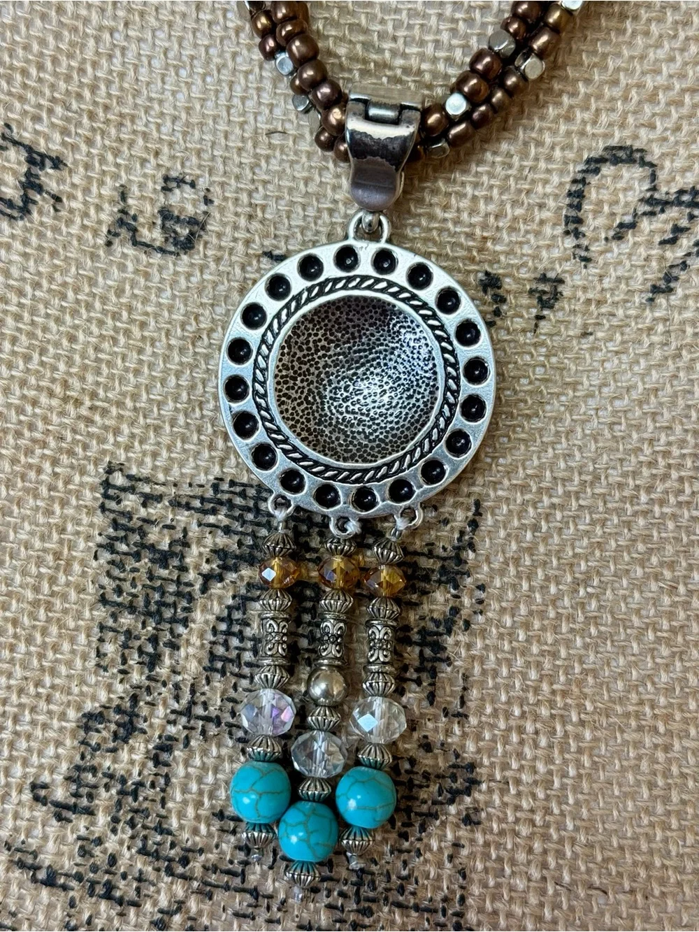 🆕 Women’s Western Necklace & Earrings Set | #B18